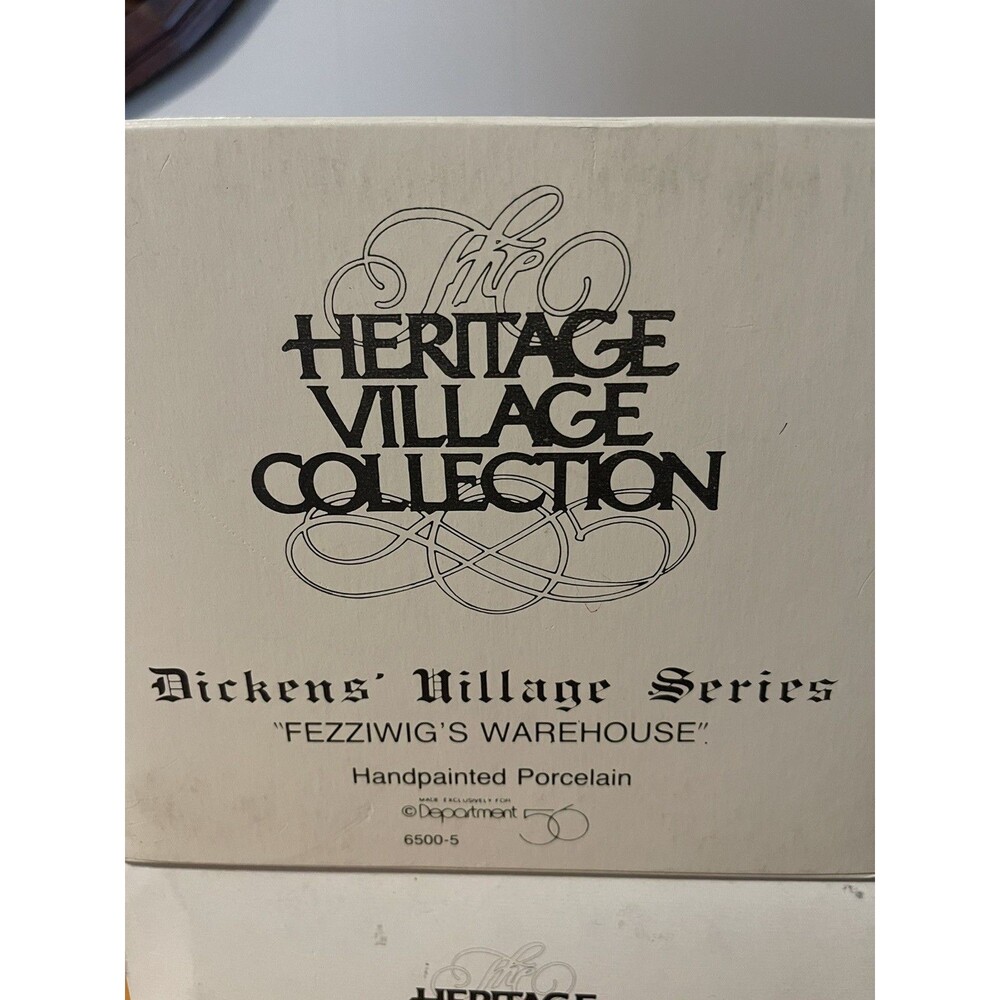 Dept 56 Dickens Village Christmas Carol Series Fezziwig’s Warehouse Heritage